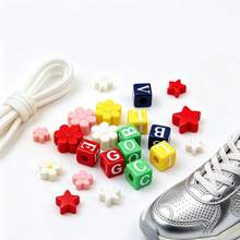10mm Colorful English Letter Beads DIY Decorative Beads, Square Loose Beads For Necklace/Bracelet Accessories - Multicolor - View 8