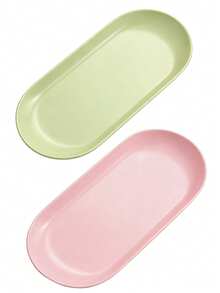 2/1pc Stainless Steel Sterilizing Tray Oval Mirror Metal Color Suitable For Storing Tattoo Tools And Nail Art Tools Accessories Or Home Desktop Storage Tray - Multicolor - View 20