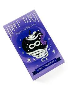 1 Box Apple Tarot II 78-Card Deck , Forbidden Desire Serpent Set,The Overall Style Is Mysterious And Seductive.,Used For Meditation And Divination Games - Multicolor - View 12