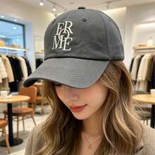 1 buah Topi Baseball FROME Bordir 3D Huruf Washed, Topi Unisex untuk Guru dan Siswa, Olahraga Luar Ruangan, Perlindungan Matahari, Topi Baseball untuk Perjalanan, Topi untuk Jalan-jalan, Mendaki, Memancing, dan Mengemudi, Hadiah untuk Teman dan Pasangan - Topi baseball FRO - View 13