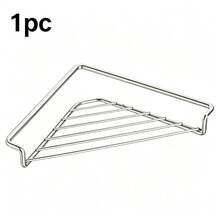 1pc Premium Triangular Sink Strainer Basket, Efficient Residue Filtration Rack, Durable Metal Surface, Suitable For Kitchen Sink And Washbasin, No Charging Required, Easy To Clean - A - View 8