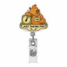 1pc Acrylic Animal Series Crocodile Retractable Badge Reel Clip ID Holder For Medical Staff - Multicolor - View 15