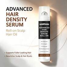 SUMIFANG No-Rinse Rollerball Scalp Serum, Rich In Hair Care Ingredients, Nourishes And Repairs Scalp, Strengthens Hair Roots, Improves Fine And Flat Hair, Apply Directly To Hair Roots, Refreshing Texture, Fast Absorption, 15ml - Full Size - View 3
