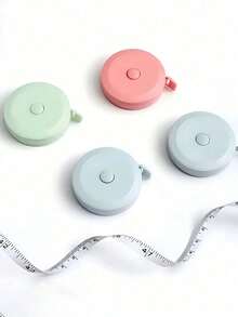 1pc/2pcs Retractable 60 Inch Mini Soft Tape Measure, Body Measuring Tape For Waist Measurement, Small Item Measurement, Crafts, Outdoor Portable, Office And School - Tape Measure - View 6