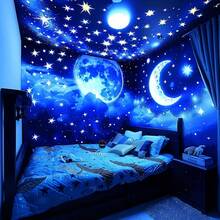 Luz nocturna de proyección de estrella y luna multicolor moderna alimentada por USB, proyección giratoria para techo/escritorio, adecuada para dormitorio, habitación, iluminación de sala de juegos, proyección dinámica de cielo estrellado, lámpara de atmósfera de plástico, luz decorativa ambiental - Estrella - Ver 1