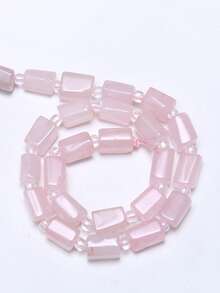 1 Strand 8-11mm Natural Garnet Amazonite Tourmaline Gems Beads Irregular Cylinder Shape Beads For Jewelry Making Diy Bracelet Accessories - Multicolor - View 32