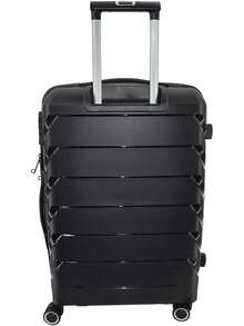 KENNETH COLE NEW YORK LIBERTY Maleta 24", Rígida PP de alta resistencia, Ligera, Expandible, Ruedas Giratorias, Candado TSA (Negro) - Negro - Ver 5