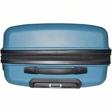 KENNETH COLE NEW YORK LIBERTY Maleta 24", Rígida PP de alta resistencia, Ligera, Expandible, Ruedas Giratorias, Candado TSA (Negro) - Turquesa - Ver 6