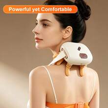 SEAGO Masajeador Biónico de 5 Dedos para Hombros & Cuello, Compresa Caliente de 45°C, Masajeador de Relajación de Hombros & Cuello con Amasado Dirigido y Portátil, Amasado de Mano Similar al Humano & Compresa Caliente, Carga Tipo-C, Temporizador Automático de 10min, Amasado & Calentamiento - Ver 4