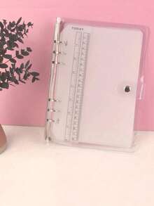 1pc Nail Art Portfolio Album, For Storing And Displaying Works, Includes Nail Art Style Board And 6 Matching Inner Pages - Clear - View 6