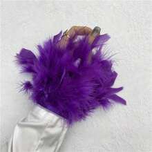 Fluffy Plush Wristbands, Gothic Knight Style Wrist Accessory For Costume Parties, Halloween Costumes And Costume Atmosphere Decoration - Multicolor - View 6