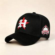 1pc Unisex Letter "H" Embroidered Baseball Cap, Adjustable Buckle Design, Stylish, Suitable For Outdoor Mountaineering Sports & Daily Matching - Multicolor - View 13
