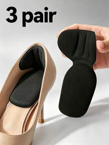 3/2/1pcs Anti-Slip Heel Pads, Soft Self-Adhesive Heel Cushions, Anti-Chafing Foot Pads, Suitable For Loose Flat Shoes, Sneakers And Loafers, Trimmable Size - Anti-friction Shoe Insoles - View 16