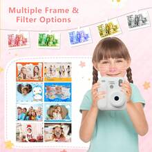 Instant Print Camera HD SD Card Portable Handheld Toy Suitable For Outdoor Birthday Holiday Gift For 3-12 Years Old Children - Multicolor - View 6