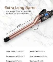Curling Tongs & Curling Wands - US A Type Plug(110-127V) - View 8