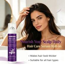 SUMIFANG No-Rinse Rollerball Scalp Serum, Contains Multiple Hair Nourishing Ingredients, Repairs Scalp, Fast Absorption, Improves Fine And Flat Hair Texture, Strengthens Hair Roots, 15ml - Full Size - View 4
