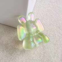 4pcs Multicolor UV Bow‑Knot Rabbit Acrylic Through‑Hole Beads For DIY Bracelets, Phone Charms, Keychains Handmade Craft Supplies - Multicolor - View 23