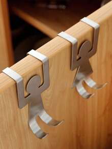 2pcs/4pcs Stainless Steel Hanging Storage Rack - Multiple Styles and Colors - View 9