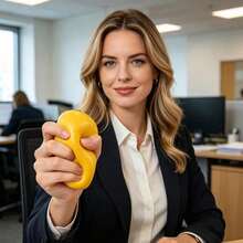 somoving Lovely Mango‑Style Stress Relief Ball, Crispy Feel Soft Sticky Squeeze Fidget Toy, Buttery Delicate Touch ASMR Sensory Decompression Plaything, Reliable Stress Relief Toy, Perfect Birthday Holiday Gift Option For Adult Daily Entertainment - Multicolor - View 7