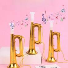2pcs Loud Horns, Extra Large Cheerleading Horns, Lively Atmosphere Blowing Tools, Pet Interaction Training Musical Instruments, Stadium Party Horns - View 5