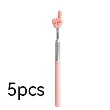 5pcs Retractable Pointer Sticks, Retractable Pointer, Suitable For Teachers, Retractable Finger Pointer, Retractable Reading Supplies, Birthday Gift, Party Supplies - A - View 10