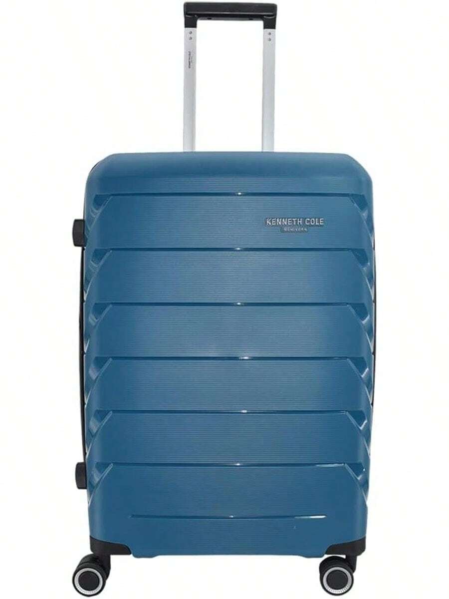 KENNETH COLE NEW YORK LIBERTY Maleta 24", Rígida PP de alta resistencia, Ligera, Expandible, Ruedas Giratorias, Candado TSA (Negro) - Turquesa - Ver 1