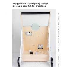 Multifunctional Wooden Baby Walker: Promotes Motor Skills And Fun Interaction - Khaki - View 6