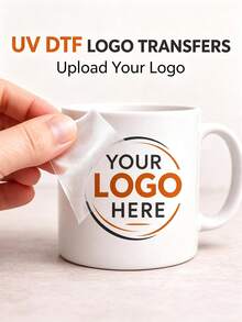 1/10/30/60/120 Buah Stiker Transfer Logo Kustom Personalisasi, Stiker Nama, Stiker Decal Kustom, Stiker Nama, Hadiah DIY, Buatan Tangan, Tulisan Tangan, Stiker Pernikahan, Stiker Hadiah. Stiker Transfer DIY untuk Gelas Kaca, Keramik, Dekorasi Logo Merek Kustom - Aneka warna (pola yang dapat disesuaikan) - View 2