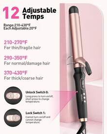 Curling Tongs & Curling Wands - US A Type Plug(110-127V) - View 12