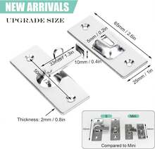 MINI Size 90 Degree Door Latch Sliding Door Lock Screen Door Latch Pocket Door Latch - Style TypeA - View 2