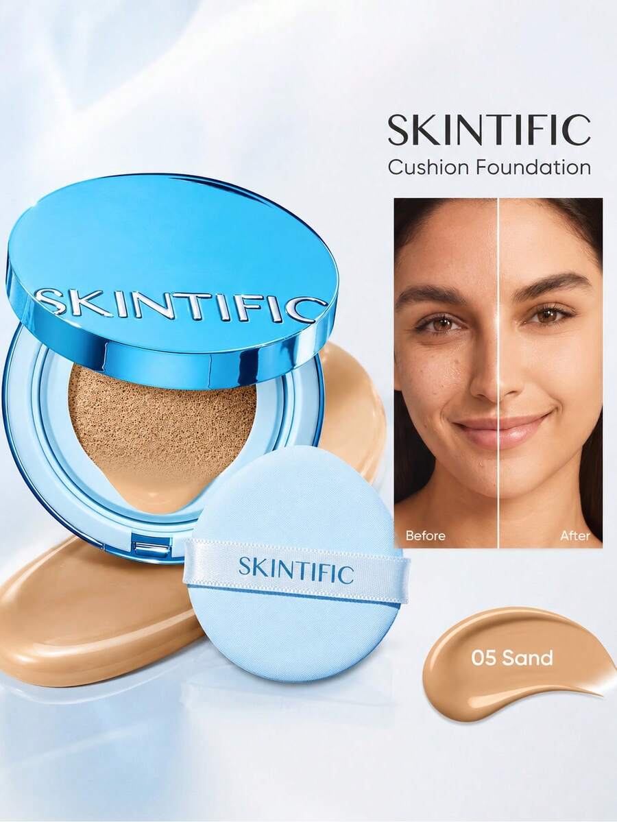 SKINTIFIC 絲絨霧面粉底液 藍色 - 05 Sand - 查看 1