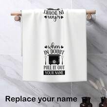 /6/8/10/12Pcs Kitchen Towel Kitchen Dish Towel,   Quote, Contemporary Style, Knit Fabric, Machine Washable, Soft  Absorbent, With Cartoon Theme, For Family  Friends, Ideal Gift For Holidays - Multicolor - View 6