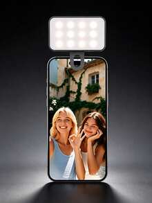 Multifunctional DUONENG Portable Clip-On LED Fill Light For Action Photography - Compact, 3 Lighting Modes, Adjustable Brightness And Angle, USB Interface, Suitable For Laptop/Mobile Phone/Tablet/Zoom Call/Makeup, Suitable For Selfie And Live Streaming, Portable Light - Fill Light - View 12