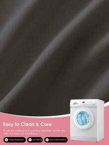 HONEYMOON 1pc Soft Comfortable Solid Color Fitted Sheet, Bed Cover Protector, Lightweight Breathable, 9.84 Inch/25cm Deep Pocket, Machine Washable, Fits All Bed Sizes, Suitable For Dorms And Guest Rooms (Pillowcase Not Included), Back To School Dorm Essentials, Bedding, Dark Gray - Dark Grey - View 5