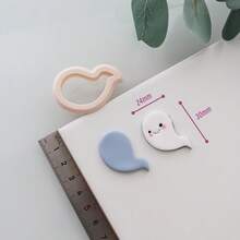 Halloween Ghost With Expression Polymer Clay Cutters | Halloween Cutters | Clay Earring Cutters, Polymer Clay Cutters For Jewelry Making - Beige - View 14