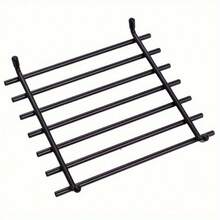 1pc Modern Minimalist Kitchen Countertop Mat, Heat Resistant, Square Trivet For Hot Food And Stove Top Protection, Black Stove Top Protector Mat - Black - View 8