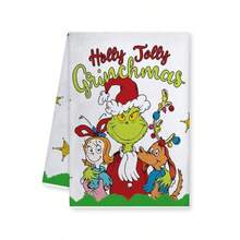 The Grinch 1pc The Green Monster Print Hand Towel, 40*60cm Multiple IP Patterns Available, Soft And Durable For Kitchen Wiping, Tableware Cleaning, Christmas Holiday Home Decor, Suitable For Christmas Gatherings, Party Decoration, Also As Holiday Gift - Multicolor - View 6
