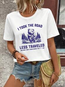 Women T-Shirts - White - View 6