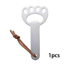 1 Piece Personalized Cat‑Paw Bottle Opener, Custom‑Engraved Stainless‑Steel Bottle Opener, Gift For Beer Lovers, Father's Day Gift, Unique Gift For Men, Groomsmen Gift - Multicolor - View 8