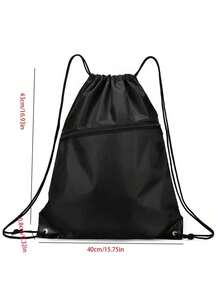 1pc Lightweight Drawstring Toiletry Bag, Large Capacity, Suitable For Swimming Or Sports/Gym Use - Multicolor - View 5