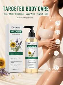 100ml Collagen Body Oil, Gentle Skin-Friendly Moisturizing Refreshing Non-Greasy Daily Skin Care Oil - Multi Scents - View 2