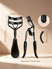 15pcs/11pcs/5pcs/1pc Eyelash Tools Set Including Eyelash Curler And Replacement Rubber Pads, Professional Eye Makeup Tools For Daily Use, Portable Travel Size Eye Lash Extension Accessories. - Black - View 8