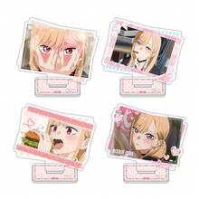 My Dress-Up Darling Marin Nobara Anime 10cm Acrylic Cute Character Standing Desk Ornament Fan Gift Keychain - Multicolor - View 1
