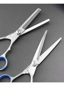 1pc Professional Hair Cutting Scissors, Trimming Shears, Thinning Scissors, Hair Salon Scissors, Suitable For Men, Women And Pets, Hairdressing Tool - Multicolor - View 5