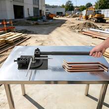 Manual Rebar Bender,Metal Rod Bar Bender,Manual Rebar Bending Machine For Steel - Black - View 2