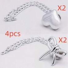 2/4/5/6/10pcs Slouchy Pants Cuff Hem Clips, Anti-Dragging Chain Magnetic Buckle, Pants Length Shortener, Invisible Fixing Clip, Hidden Buckle - Multicolor - View 14