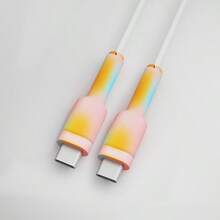 Bọc bảo vệ cáp sạc chống đứt gãy, vỏ bảo vệ cáp dữ liệu linh hoạt, dụng cụ quấn cáp, chống mòn đầu nối cáp sạc điện thoại - Nhiều màu - Xem 14
