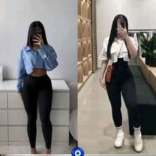 Women Leggings - BLACK - View 10