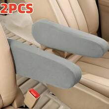 2pcs Car Front Seat Armrest Cover, Soft Fabric Center Console Armrest Protector, Direct Replacement Universal Armrest Cover, Car Interior Accessories, Suitable For Sedan, SUV, Truck, Van - Multicolor - View 14