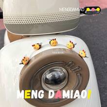 Car Dashboard Motorcycle Decorative Ornament, Spring Swinging Bee Figurine, Cute Mini Nodding Bee Resin Figurine, Used For Car Interior, Office Desk And Home Decor, Small Bee Ornament Electric Vehicle Rearview Mirror Decoration Creative Car Interior Accessory - Multiple Styles - View 4